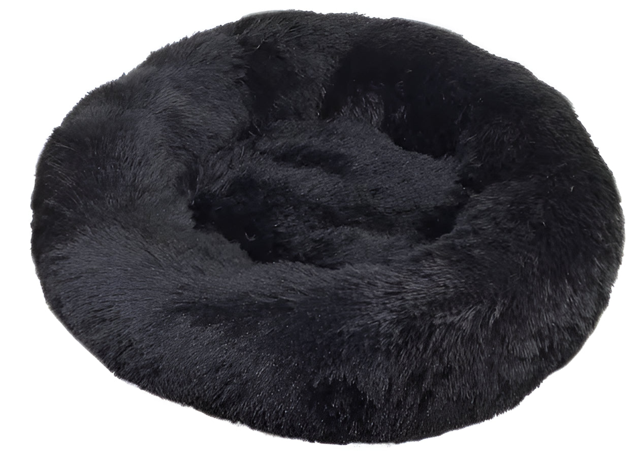 ComfyPets Deluxe Round Smaller Pet Bed – Warm and Plush for Cats & Dogs