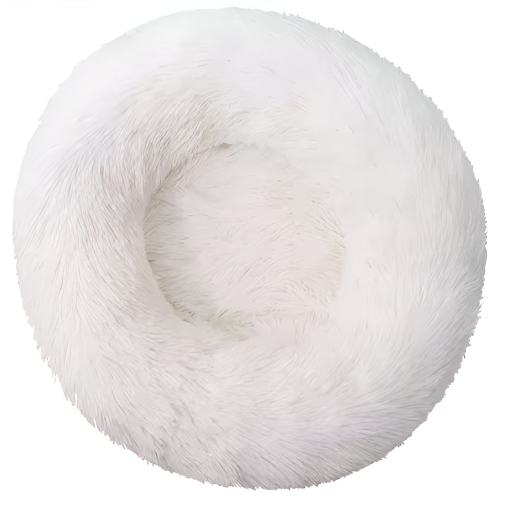 ComfyPets Deluxe Round Smaller Pet Bed – Warm and Plush for Cats & Dogs