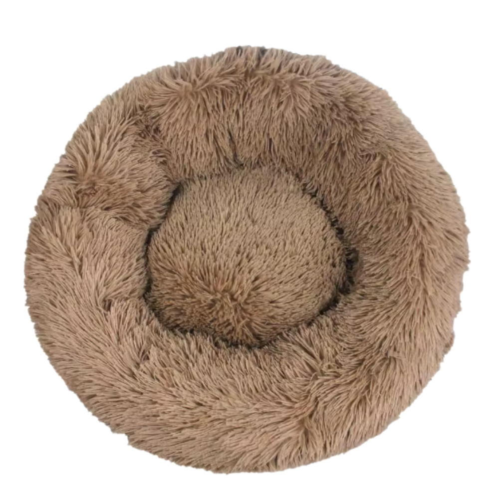 ComfyPets Deluxe Round Smaller Pet Bed – Warm and Plush for Cats & Dogs